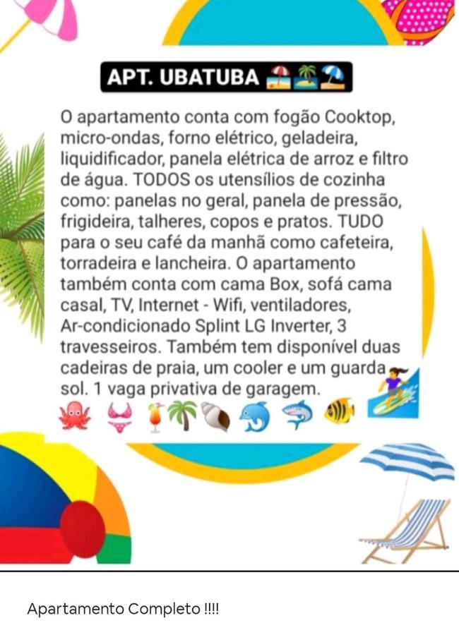Apartamento Ubatuba - Praia Grande - 200M Da Praia Екстер'єр фото